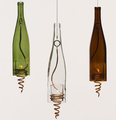 David Guilfoose, designer, author and owner  wine bottle lamps  displayed on the jezzbean site. can find the original images  at