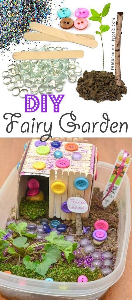 DIY Fairy Garden. CUTE!! — 29 creative crafts for kids that parents will actually enjoy doing, too!