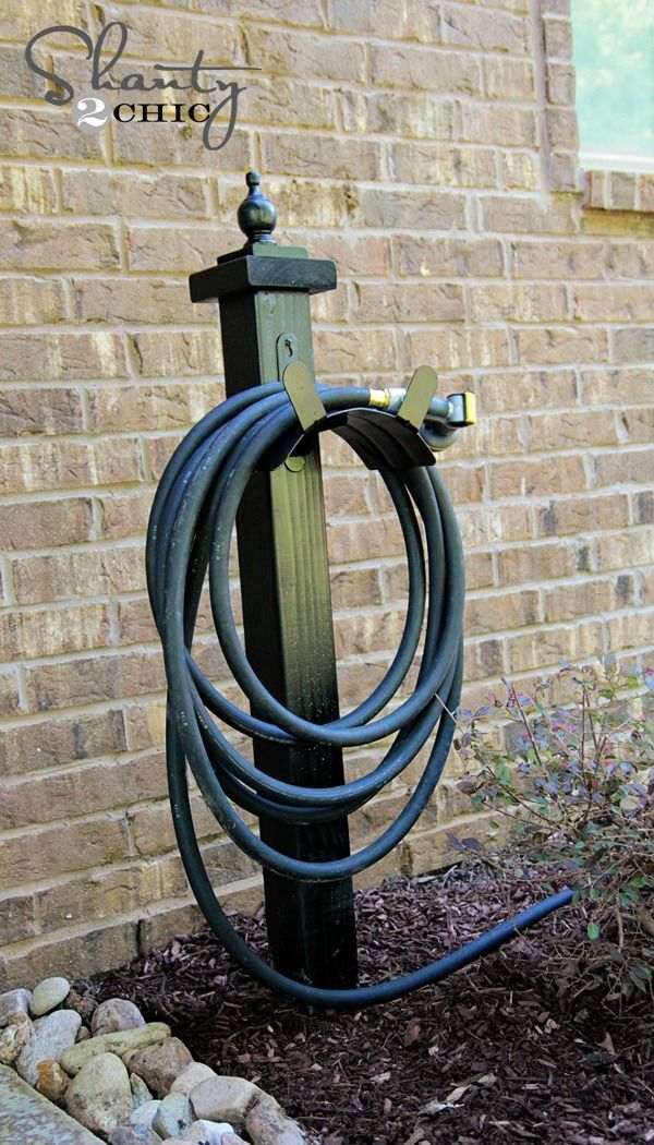 DIY Hose Garden Holder. Curb Appeal Hacks and Tips – Frugal Home Ideas to Increase Your Home Value. Update the appearance for your