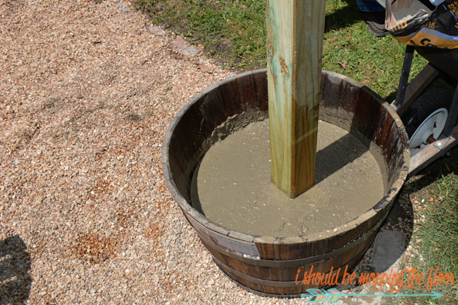 DIY Sturdy Planted Posts | Complete step-by-step tutorial to create posts in planters that are guaranteed not to blow over or