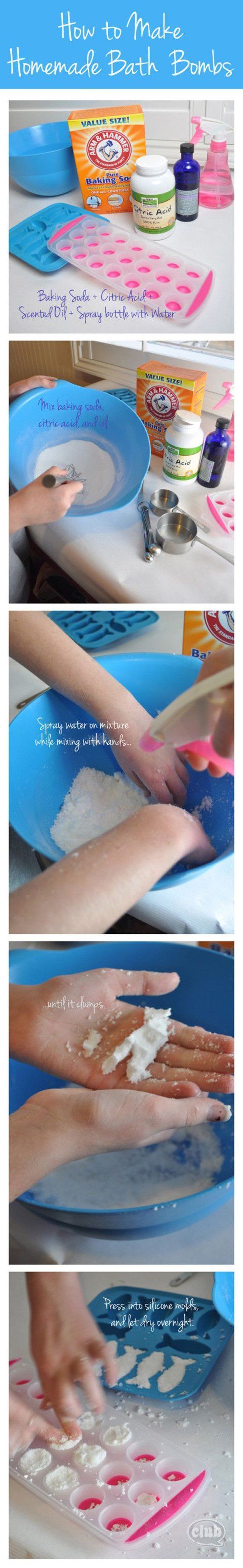 Fun and Easy DIY Step by Step Projects to Sell | Homemade Bath Bombs by DIY Ready at diyready.com/…