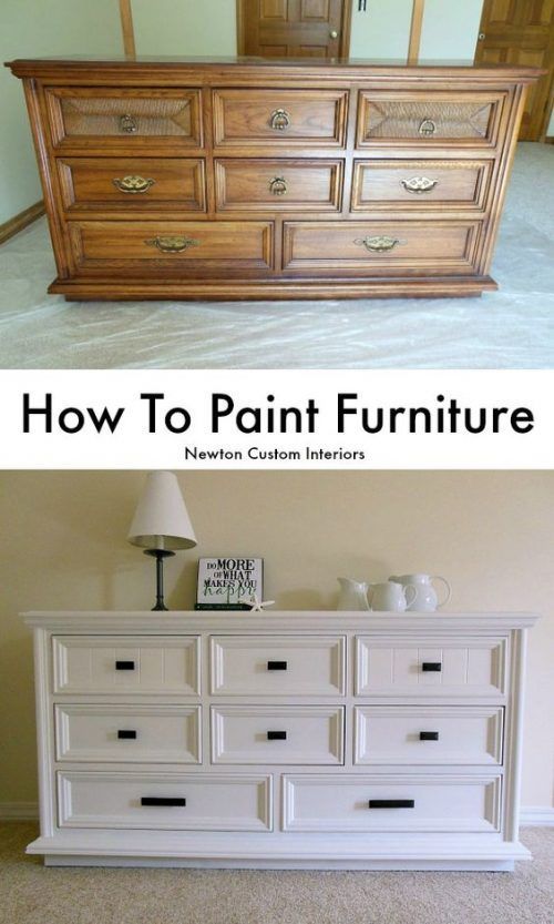 How to Paint Furniture » If you don’t have the money to but nice and new furniture then you have to settle for garage sale