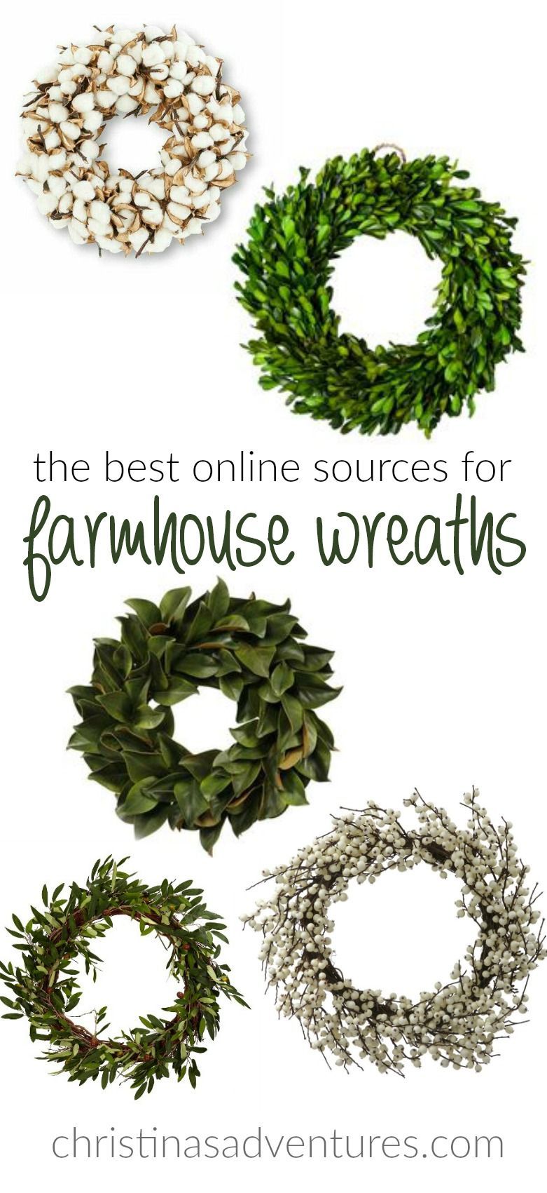 If youre fixer upper and farmhouse obsessed, youll need some great wreaths for…