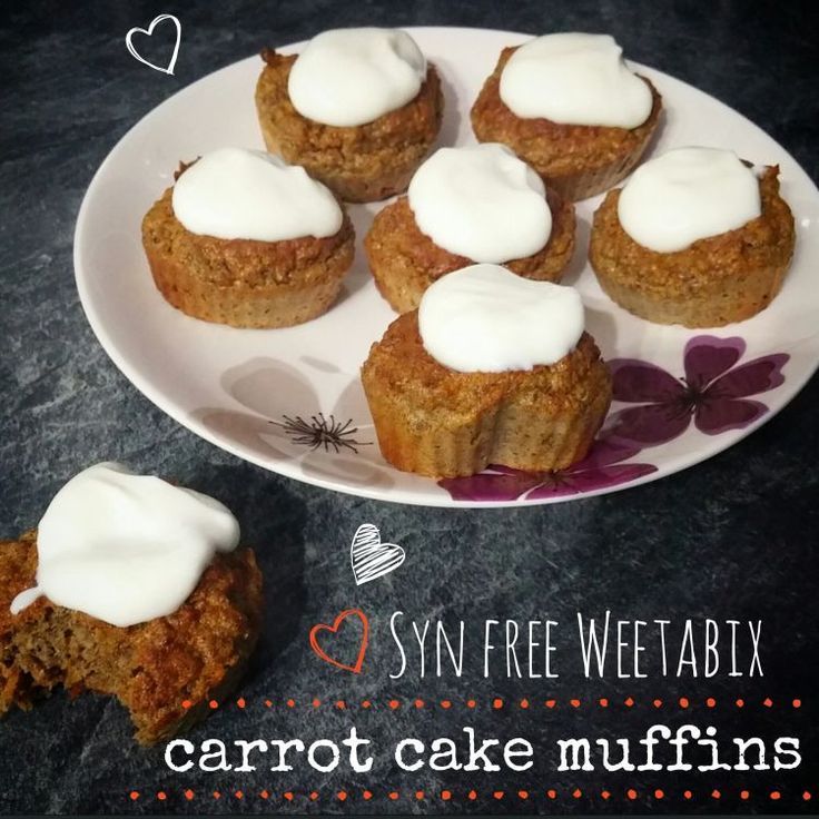 Slimming world, Syn free carrot cake muffins