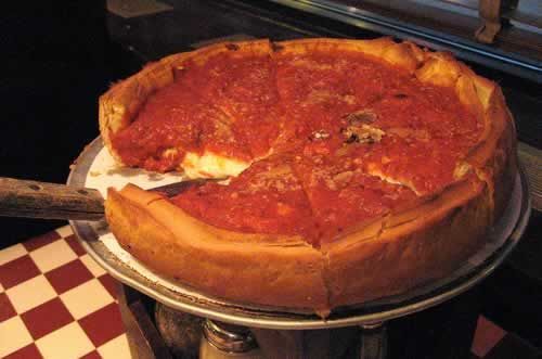UNO’S FAMOUS DEEP-DISH PIZZA  Recipe shared by Uno in celebration of the 65th anniversary of Uno’s Chicago-Style