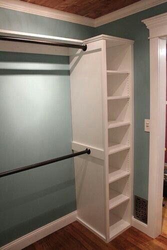 :-)We Need to build a small closet in new house. This could work.