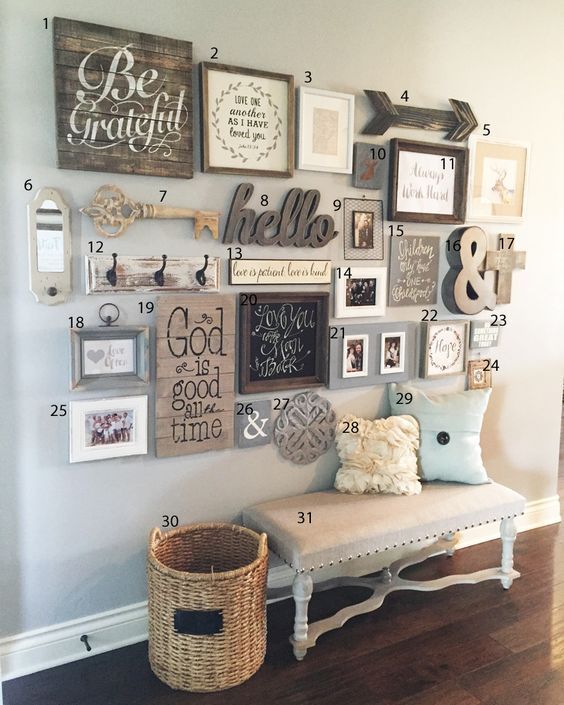 Where to find these products for your entry way decor or gallery wall decor. Perfect for a living room too!