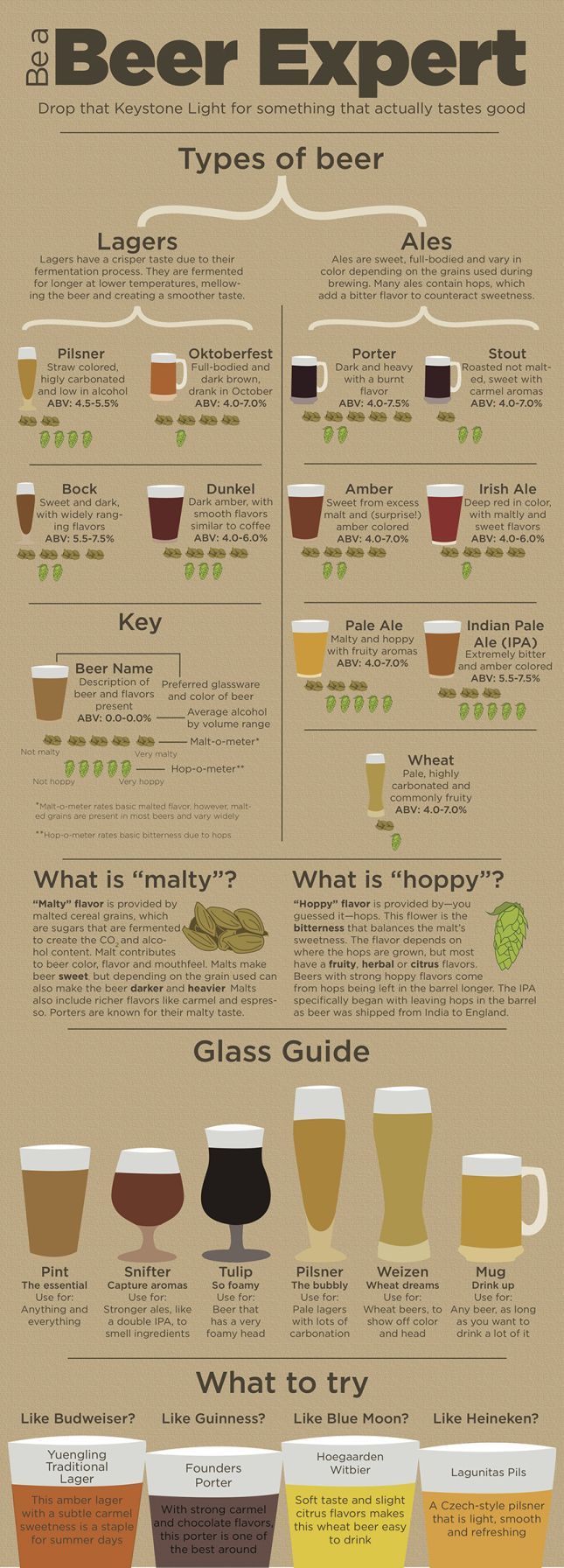 Beer Guide. I dont really like the beer Ive had before, maybe this will help me find one I like?