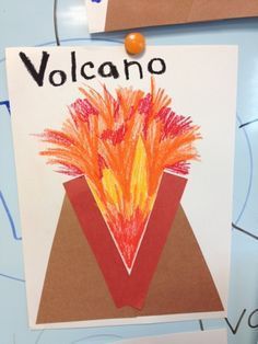 Hello Goodbye- The Tired Tourist: Alphabet Letter Craft- V is for Volcano