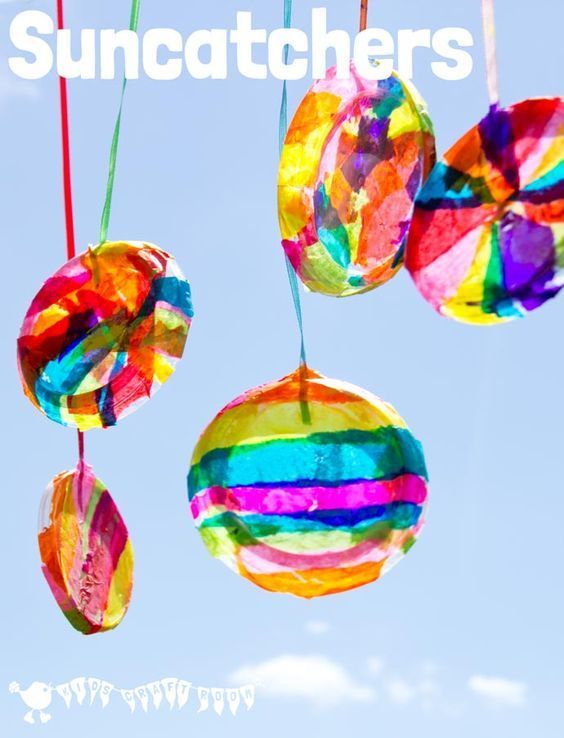 Heres a super easy suncatcher craft that kids of all ages can enjoy. But be prepared – theyre so beautiful the kids wont want to