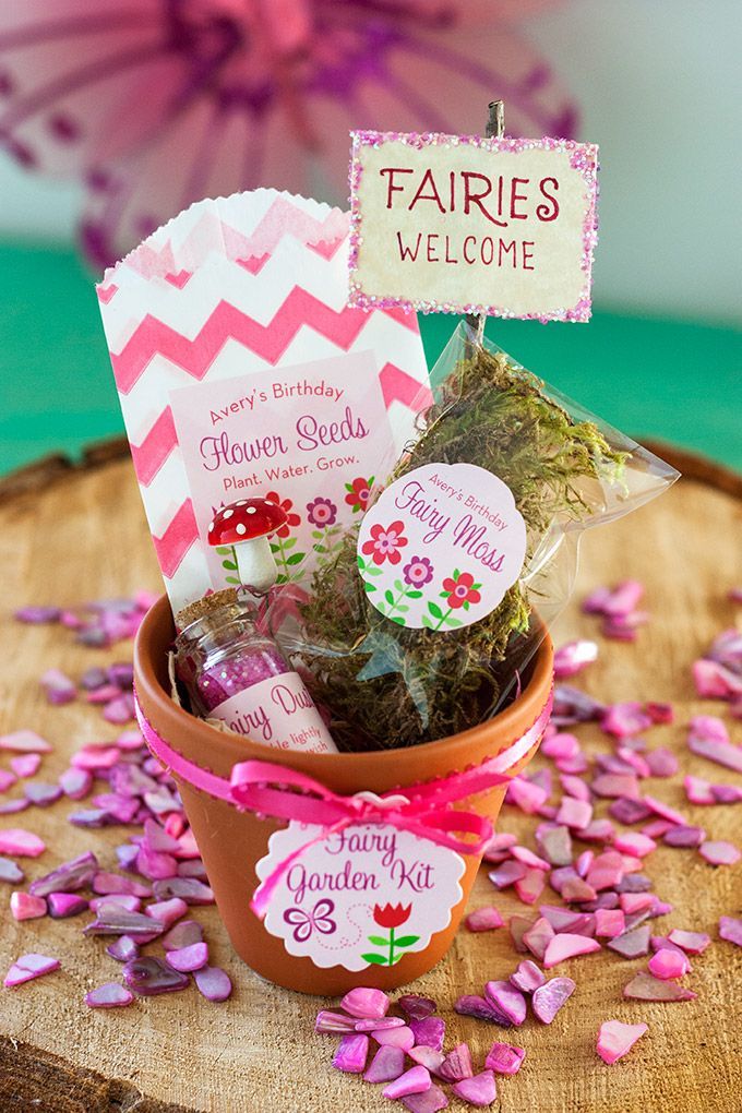 How to make a Fairy Garden Kit – perfect for Butterfly Party Favors!! www.evermine.com/…