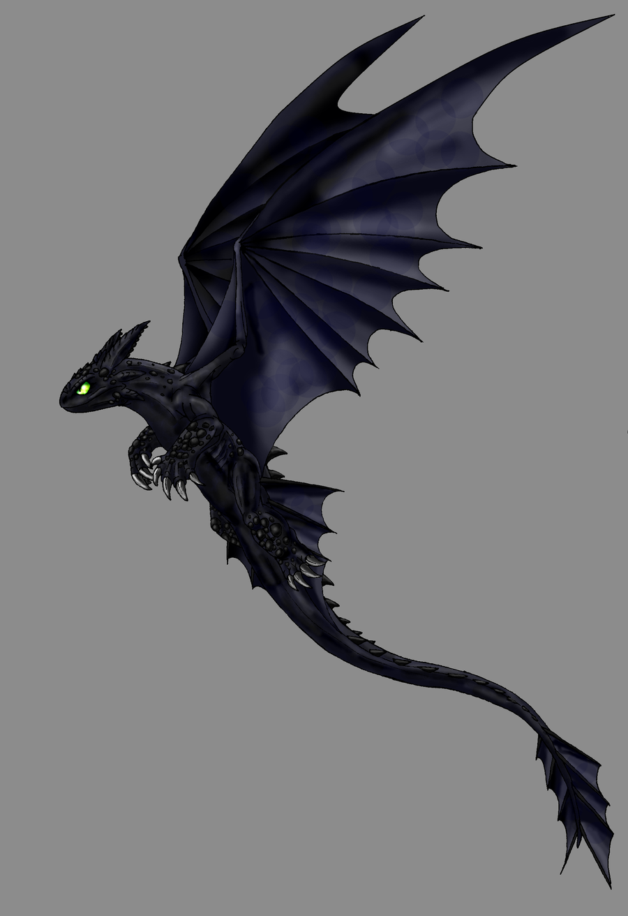 HTTYD – Night Fury by Scatha-the-Worm ~ pinned for my mum one of her favorite dragons