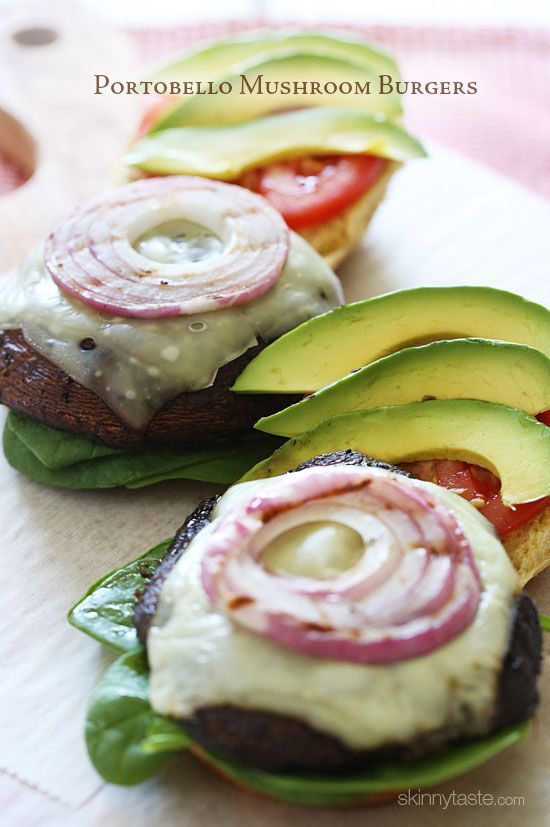 I set out to make a great tasting grilled portobello mushroom burger that even a meat lover would love. The mushrooms are
