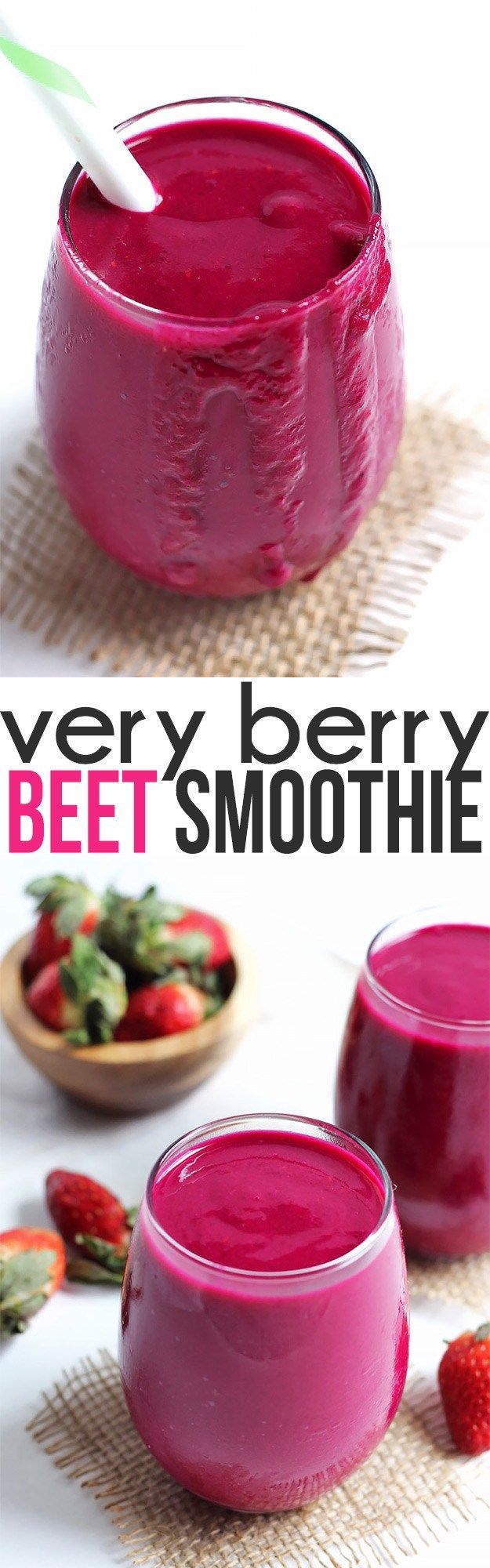 If you find it hard to get your veggies in, you need this Very Berry Beet Smoothie! Its perfect for a super nutritious breakfast