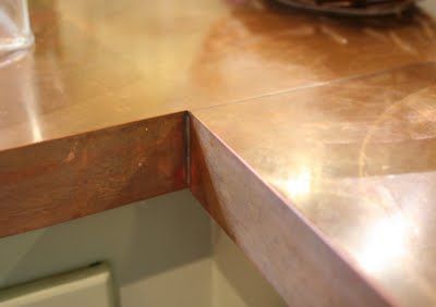 Lilliedale: DIY Copper Countertops @Kristin Brown (OH MY WORD! I would LOVE these!) #diy_kitchen_worktop