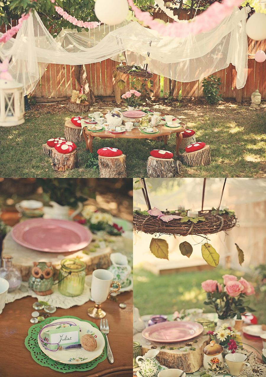 Maybe if I ever have a lil girl, one day I will throw a fairy party for her and her girls.