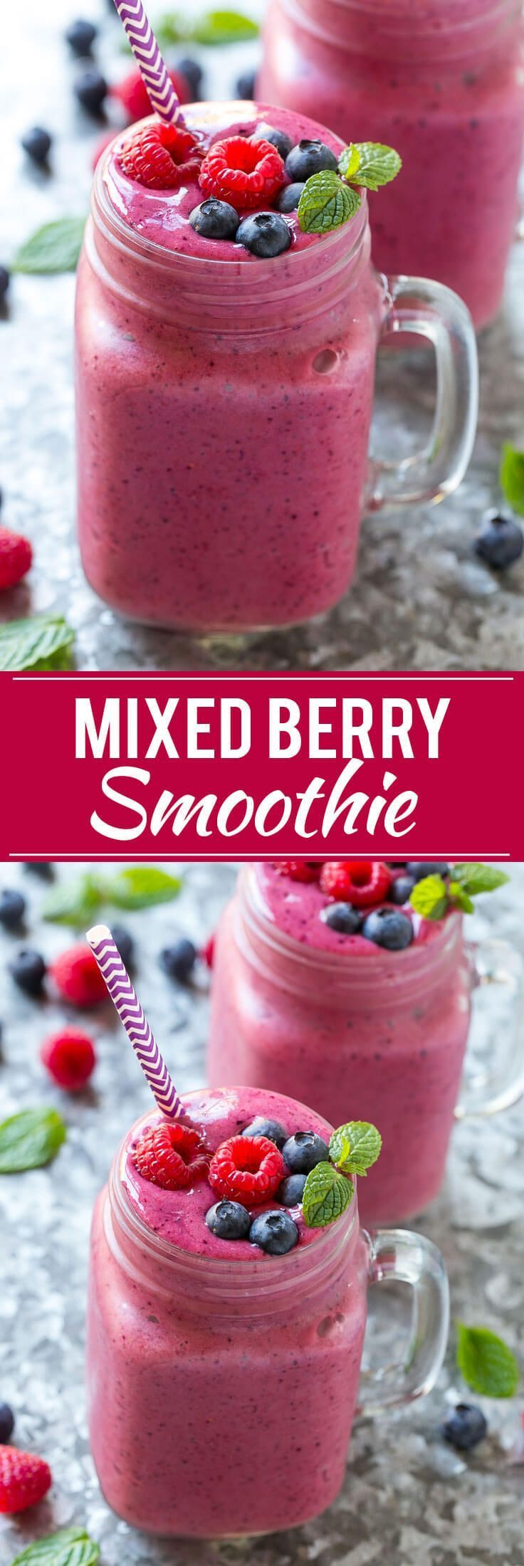 Mixed Berry Smoothie Recipe | Berry Smoothie | Healthy Smoothie Recipe | Easy Smoothie