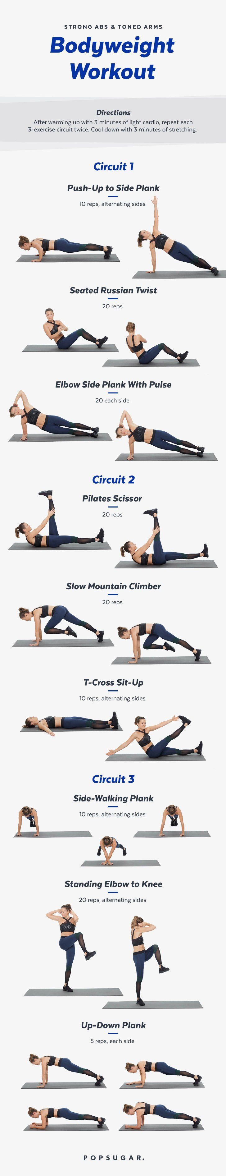 No-Equipment Abs and Arms