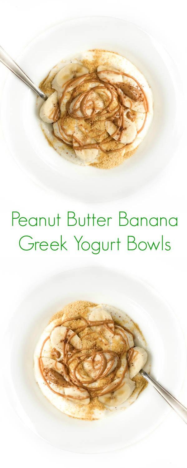 Peanut Butter Banana Greek Yogurt Bowls – The Lemon Bowl