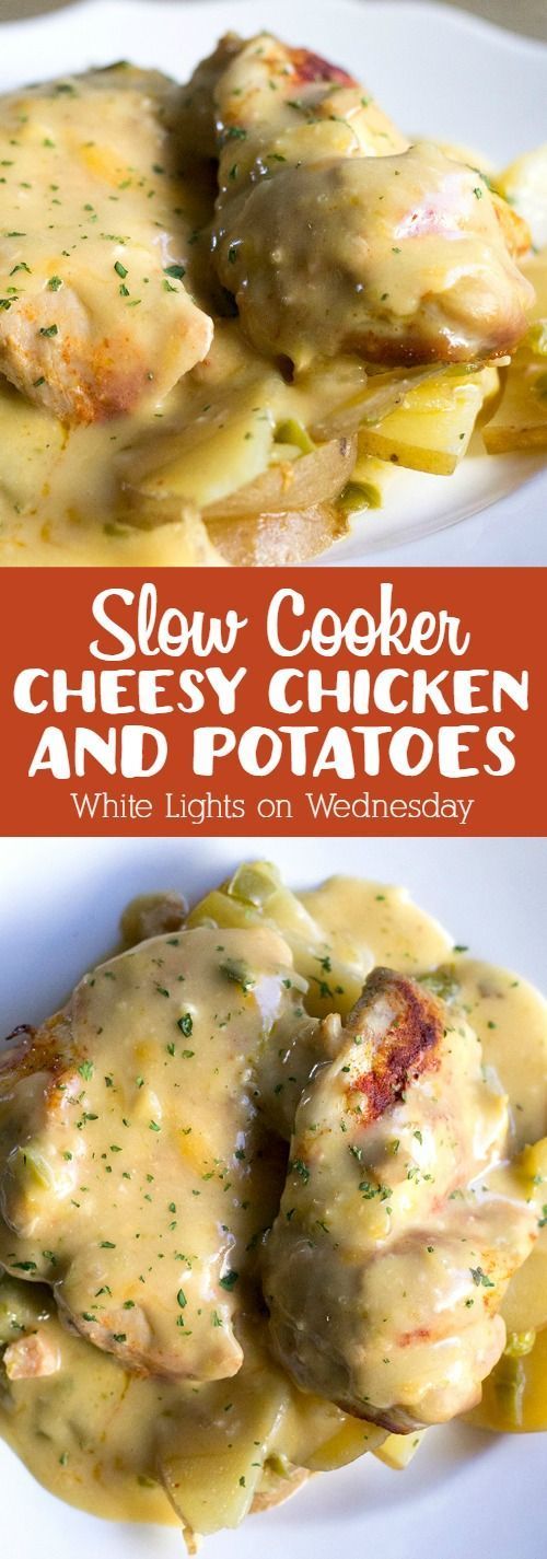 Slow Cooker Cheesy Chicken ll have everyone asking for seconds! #dinner_recipes_easy