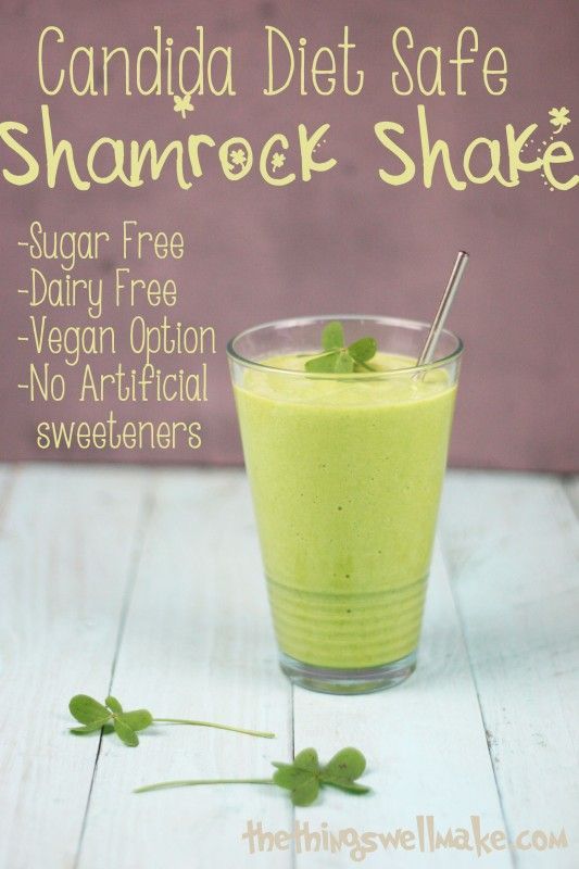 The Real Food Shamrock Shake Revisited: The Candida Diet Shamrock Shake – Oh, The Things Well Make!