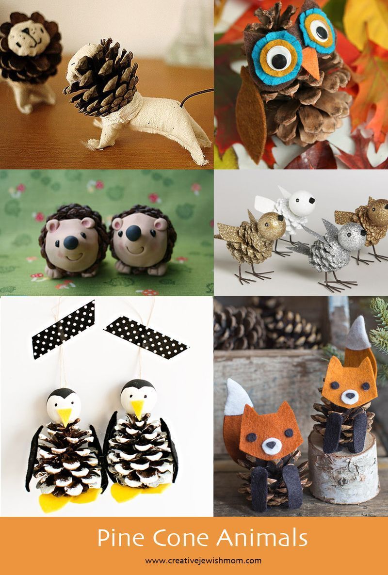 A fun round up of pine cone animal crafts that are perfect for summer camp crafts, and nature walk crafts. Two of them can be made