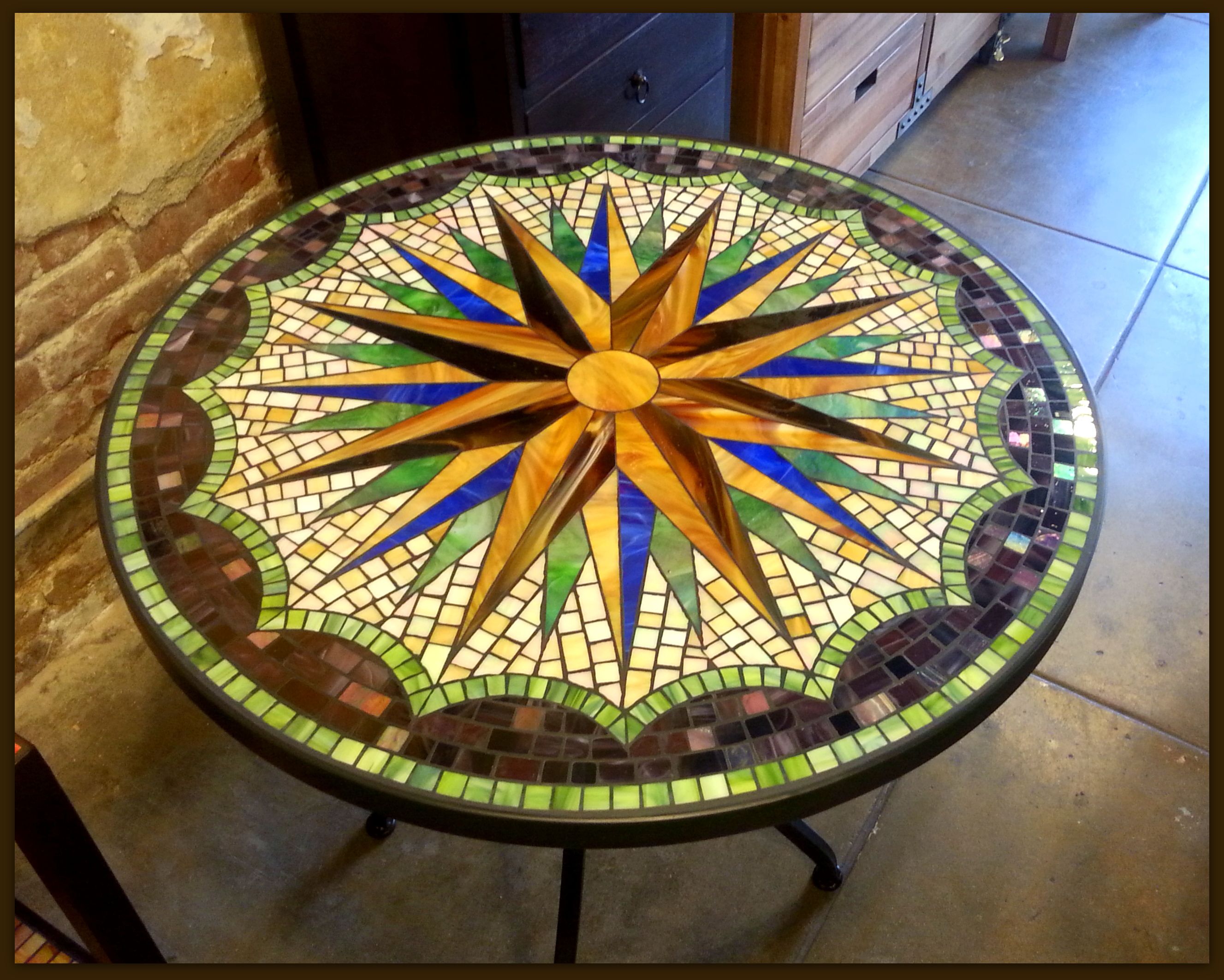 Tile and Glass Mosaic Tables -   Awesome Mosaic Tables Ideas