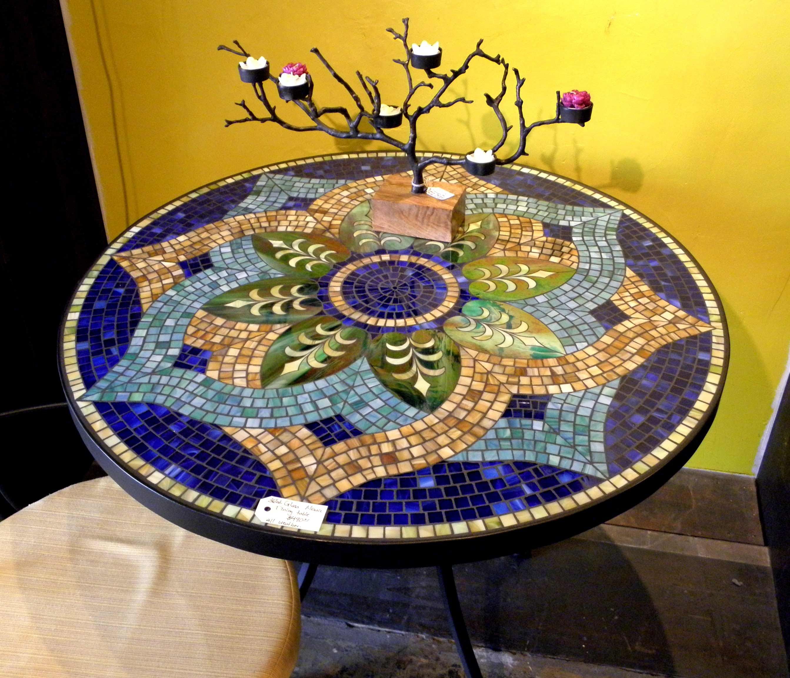 Beautiful Mosaics -   Awesome Mosaic Tables Ideas