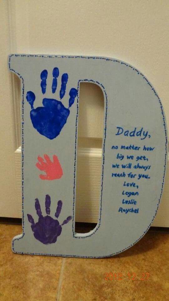 Cute father’s day project for the girls!