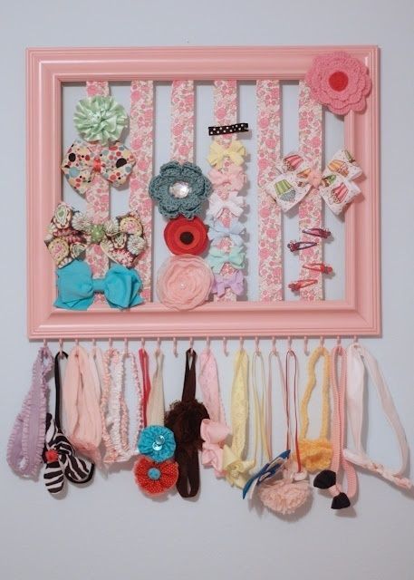 diy-crafts… even though im not a little girl i think i still need to make this.. too many hair accessories!!!