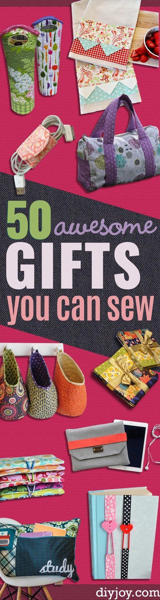 DIY Sewing Gift Ideas for Adults and Kids, Teens, Women, Men and Baby – Cute and Easy DIY Sewing Projects Make Awesome Presents