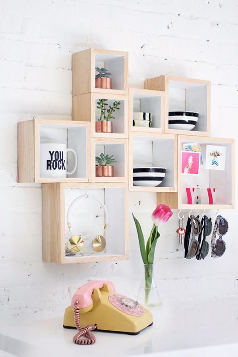 DIY Teen Room Decor Ideas for Girls | DIY Box Storage | Cool Bedroom Decor, Wall Art & Signs, Crafts, Bedding, Fun Do It Yourself
