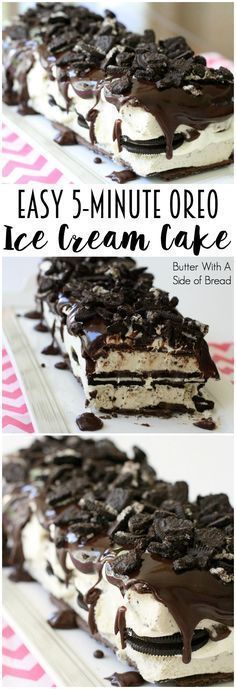 EASY OREO ICE CREAM CAKE | Food And Cake Recipes