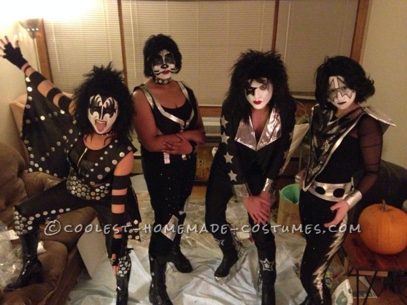 Cool Homemade KISS Group Halloween Costume | Them ... -   KISS – Halloween costume DIY