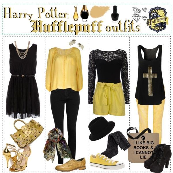 “Harry Potter: Hufflepuff Outfits” by roseygal-16 on Polyvore