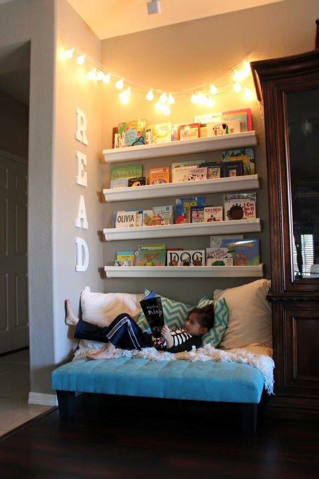 I love the idea of a reading space for my kids! Reading is so good for a child and I hope to instill my love of reading in my