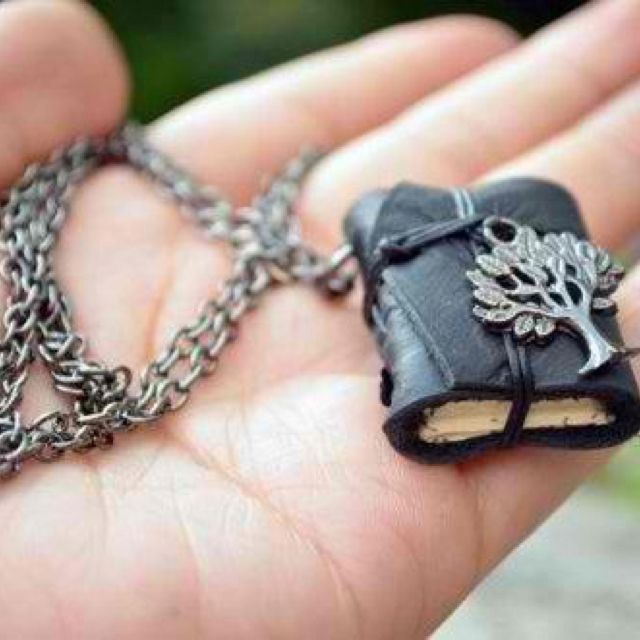 I really want to make a tiny book for on a necklace.