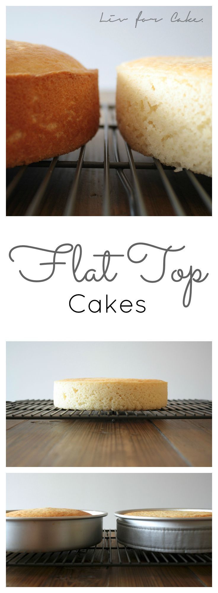 Learn how to get perfectly flat cakes every time!