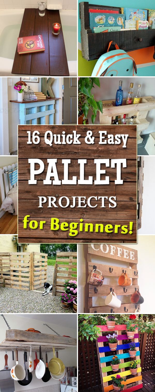 The best DIY pallet projects to update your home and garden.