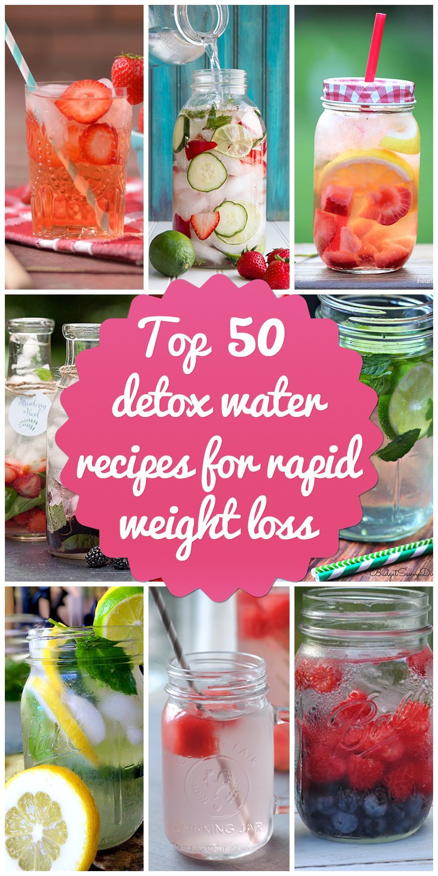 Top 50 detox drinks for rapid weight loss–or how about to enjoy a healthy treat?