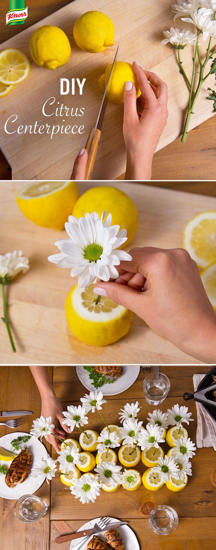 Want a show-stopping yet simple party table decorating idea? Knorr knows the best summer season centerpiece. Place your favorite