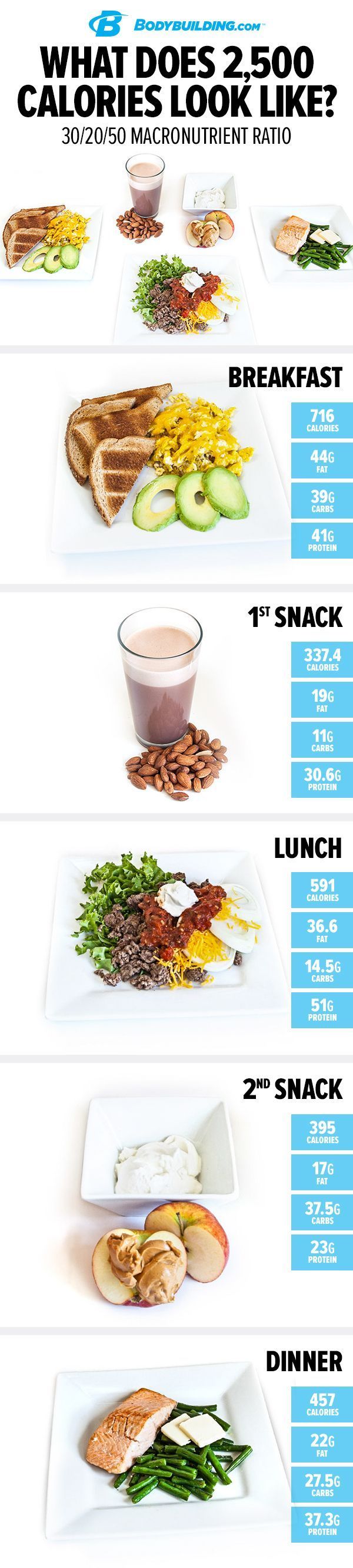What Does 2,500 Calories Look Like?