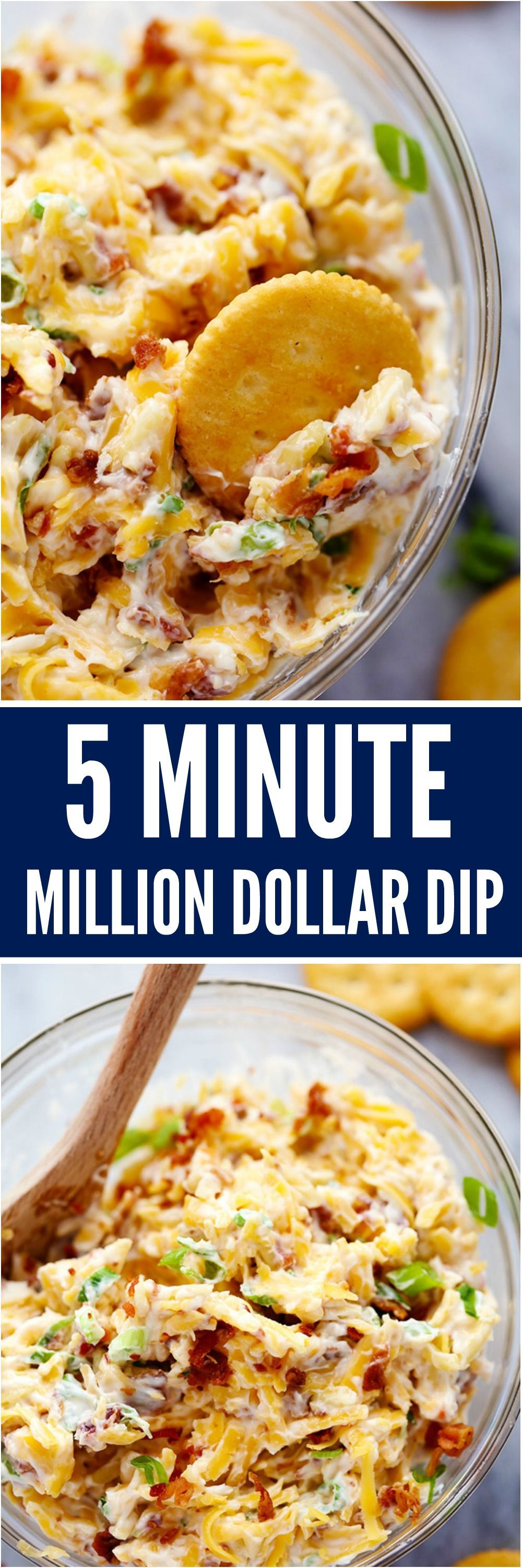 5 Million Dollar Dip is only 5 ingredients and they don’t call it million dollar dip for nothing! It is so deliciously addicting