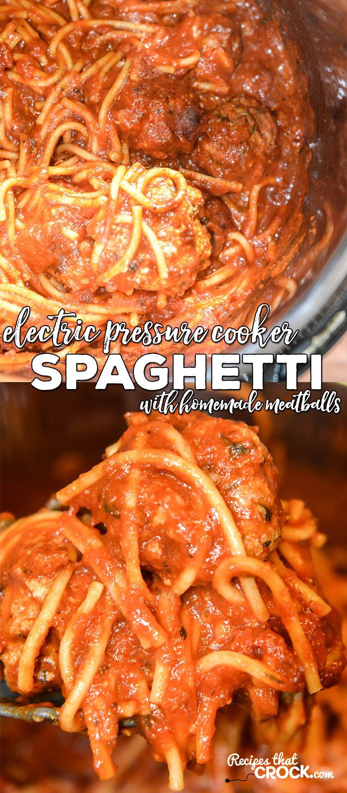 Are you looking for a good Electric Pressure Cooker Recipe for your Instant Pot? Our Electric Pressure Cooker Spaghetti with