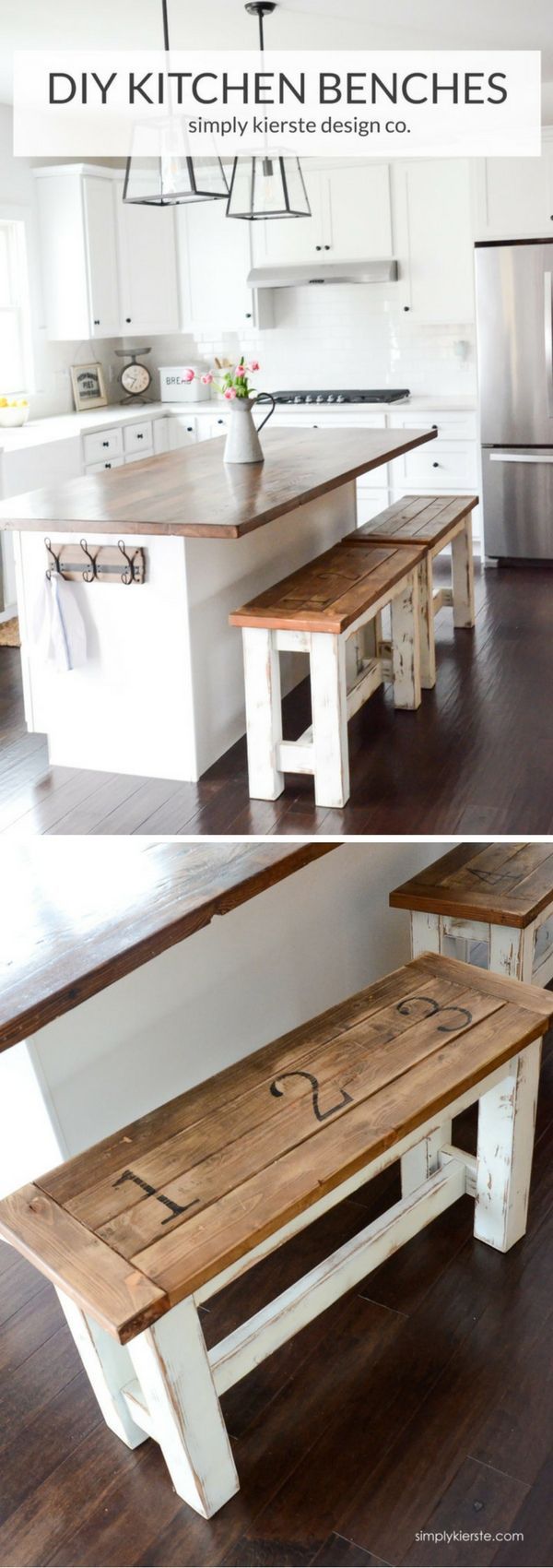 Check out the tutorial on how to make a DIY kitchen bench @istandarddesign
