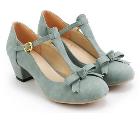 Classy retro style women shoes elegant strappy medium chunky heel dress pumps