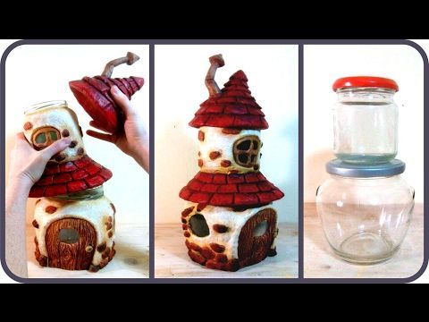 DIY Polymer Clay Witch House Lantern/Jar Tutorial // Maive Ferrando – YouTube