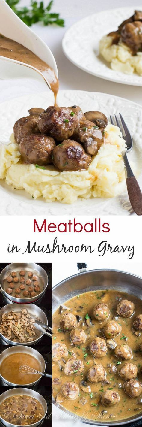 Get the recipe Meatballs in Mushroom Gravy @recipes_to_go