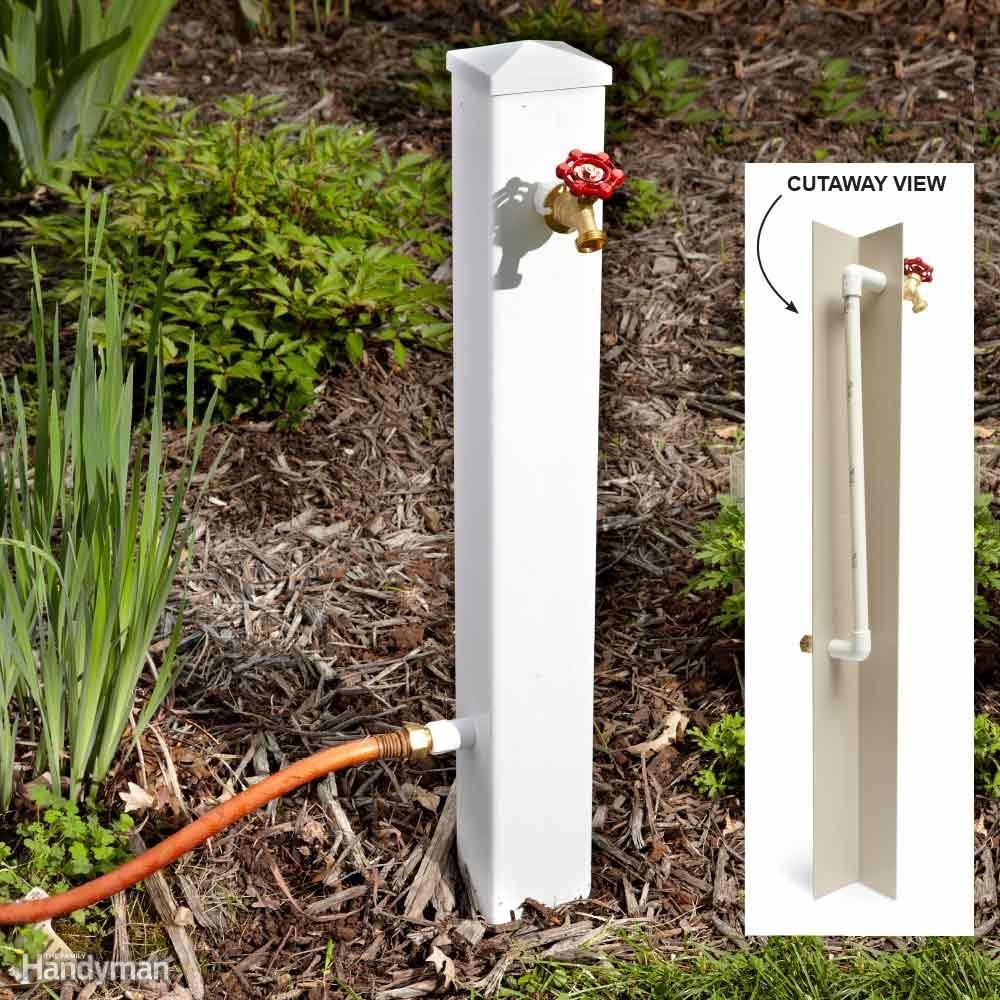 Hose Connection Extender – If you have a hose bib that has become hard to reach due to encroaching shrubs or other obstructions,