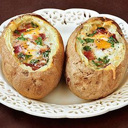 Idaho Sunrise…Breakfast Potato Bowls-  These would be really fun to make while camping.
